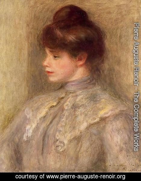 Pierre Auguste Renoir - Madame Louis Valtat Nee Suzanne Noel