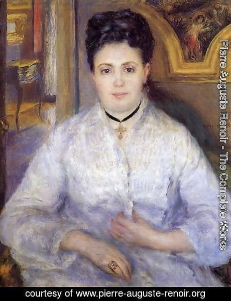 Pierre Auguste Renoir - Madame Victor Chocquet