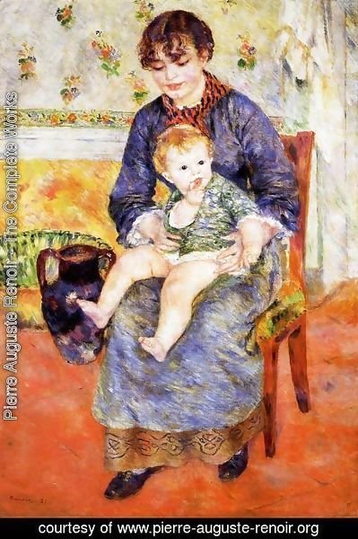 Pierre Auguste Renoir - Mother And Child