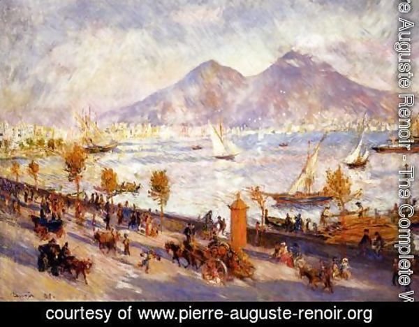 Pierre Auguste Renoir - Mount Vesuvius In The Morning