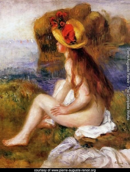 Nude In A Straw Hat