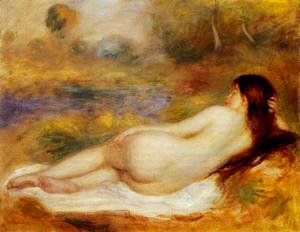Pierre Auguste Renoir - Nude Reclining On The Grass