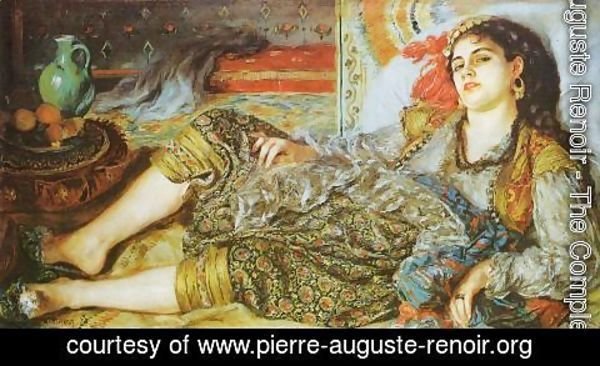 Pierre Auguste Renoir - Odalisque Aka An Algerian Woman