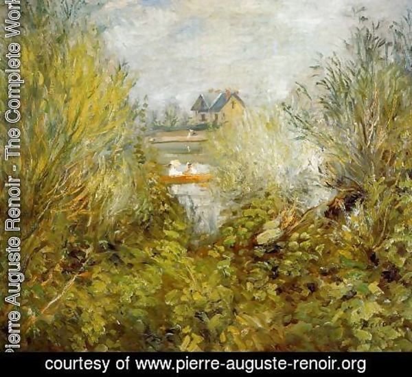 Pierre Auguste Renoir - On The Seine  Near Argenteuil