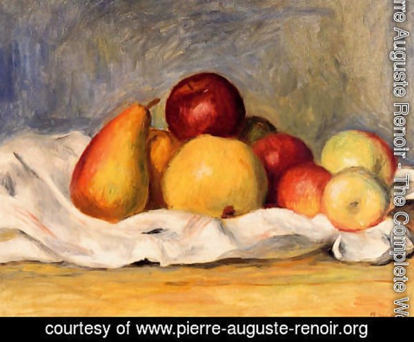 Pierre Auguste Renoir - Pears And Apples2