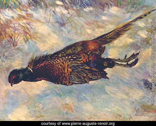 Pheasant In The Snow