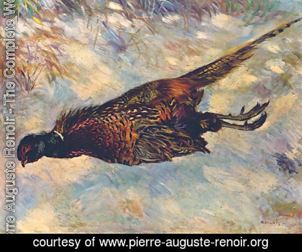 Pierre Auguste Renoir - Pheasant In The Snow