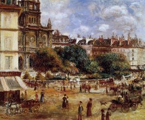 Pierre Auguste Renoir - Place De La Trinite  Paris