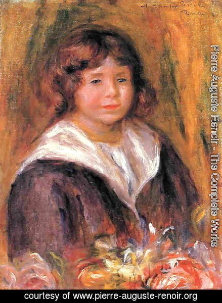 Pierre Auguste Renoir - Portrait Of A Boy (Jean Pascalis)