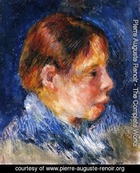 Pierre Auguste Renoir - Portrait Of A Child2