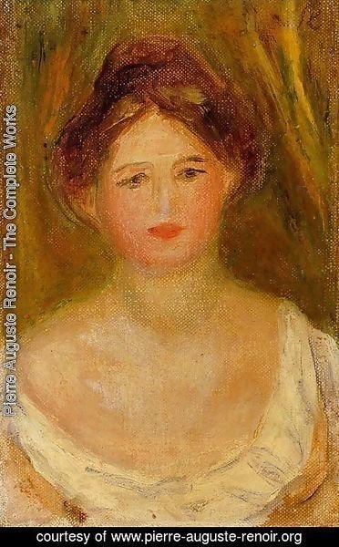 Pierre Auguste Renoir - Portrait Of A Woman With Hair Bun