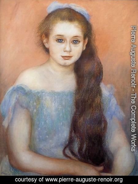 Pierre Auguste Renoir - Portrait Of A Young Girl 5