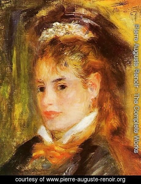 Pierre Auguste Renoir - Portrait Of A Young Woman2