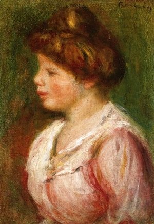 Pierre Auguste Renoir - Portrait Of A Young Woman4