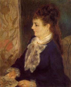 Pierre Auguste Renoir - Portrait Of An Anonymous Sitter
