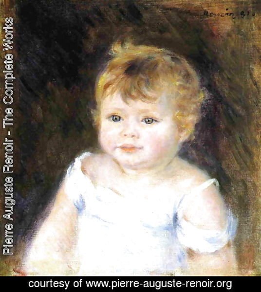 Pierre Auguste Renoir - Portrait Of An Infant