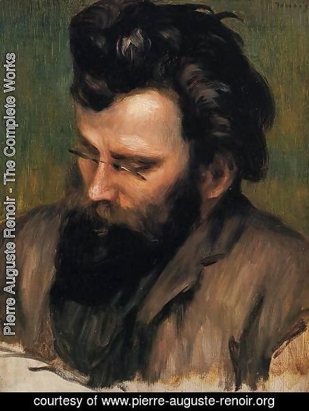 Pierre Auguste Renoir - Portrait Of Charles Terrasse