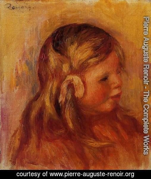 Pierre Auguste Renoir - Portrait Of Claude