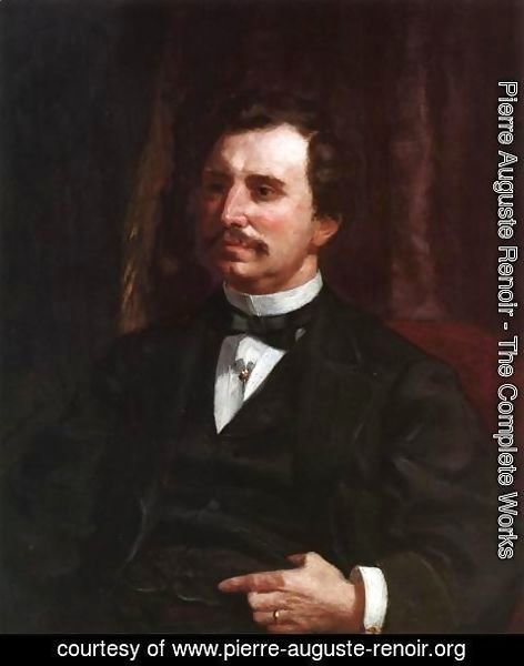 Pierre Auguste Renoir - Portrait Of Colonel Howard Jenks