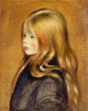 Pierre Auguste Renoir - Portrait Of Edmond Renoir  Jr