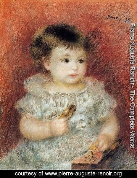 Pierre Auguste Renoir - Portrait Of Lucien Daudet