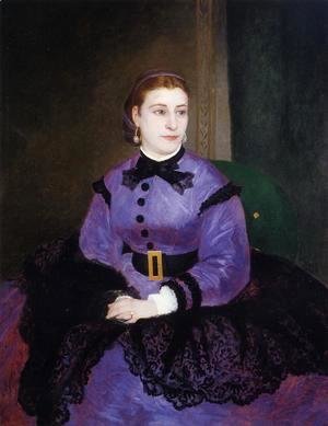 Pierre Auguste Renoir - Portrait Of Mademoiselle Sicotg