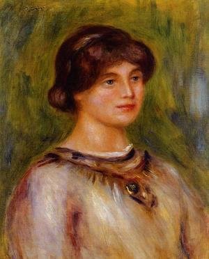Pierre Auguste Renoir - Portrait Of Marie Lestringuez