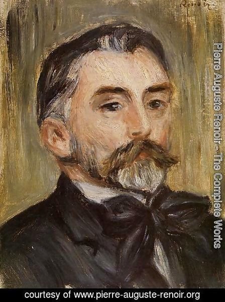 Pierre Auguste Renoir - Portrait Of Stephane Mallarme