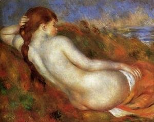 Pierre Auguste Renoir - Reclining Nude   (Pierre Auguste Renoir   1883)