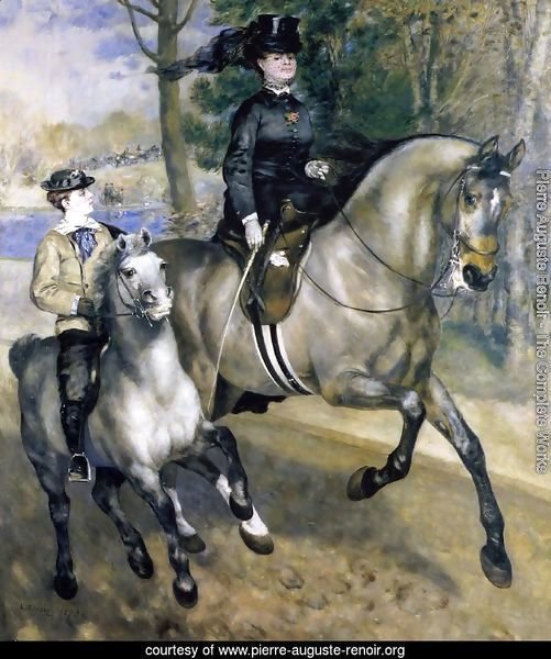 Riding In The Bois De Boulogne Aka Madame Henriette Darras Or The Ride
