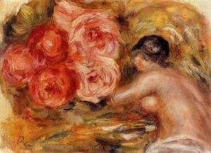 Pierre Auguste Renoir - Roses And Study Of Gabrielle