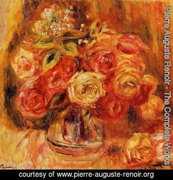 Pierre Auguste Renoir - Roses In A Vase5