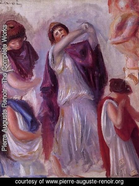 Pierre Auguste Renoir - Scene Antique   Femmes Aux Peplums