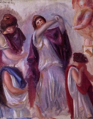 Pierre Auguste Renoir - Scene Antique   Femmes Aux Peplums