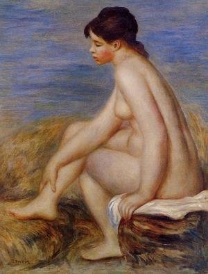 Pierre Auguste Renoir - Seated Bather