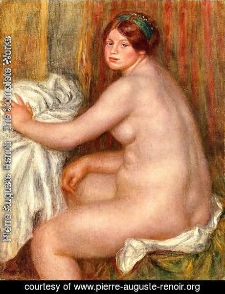 Pierre Auguste Renoir - Seated Bather3