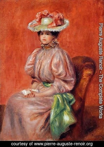 Pierre Auguste Renoir - Seated Woman