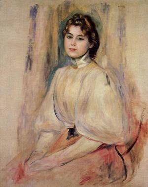 Pierre Auguste Renoir - Seated Young Woman