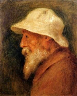 Pierre Auguste Renoir - Self Portrait With A White Hat