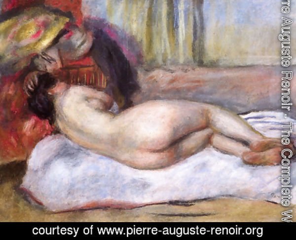 Pierre Auguste Renoir - Sleeping Nude With Hat Aka Repose