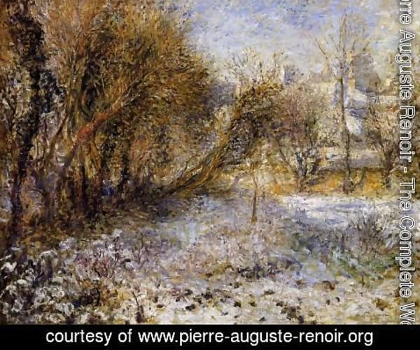 Pierre Auguste Renoir - Snowy Landscape