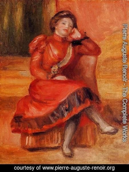 Pierre Auguste Renoir - Spanish Dancer In A Red Dress