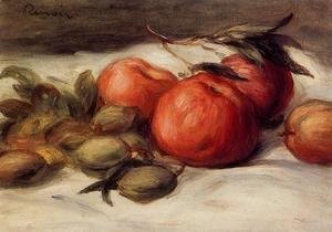 Pierre Auguste Renoir - Still Life With Apples And Almonds