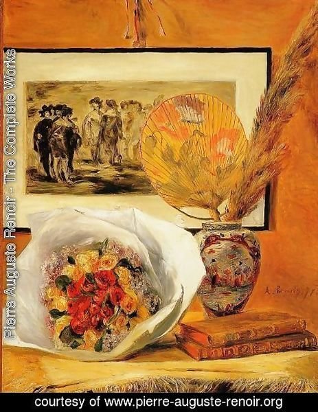 Pierre Auguste Renoir - Still Life With Bouquet