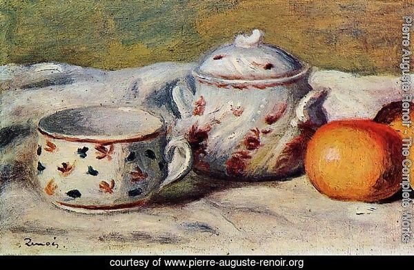 Still Life With Cup And Sugar Bowl