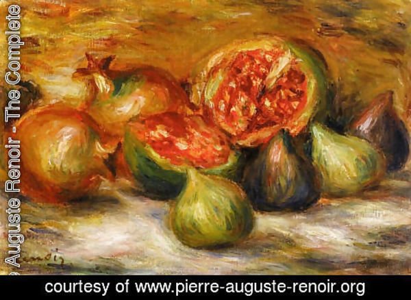 Pierre Auguste Renoir - Still Life With Figs