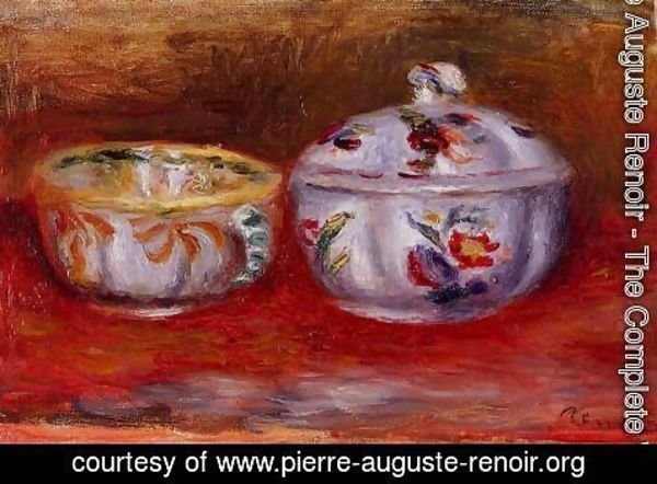Pierre Auguste Renoir - Still Life With Fruit Bowl