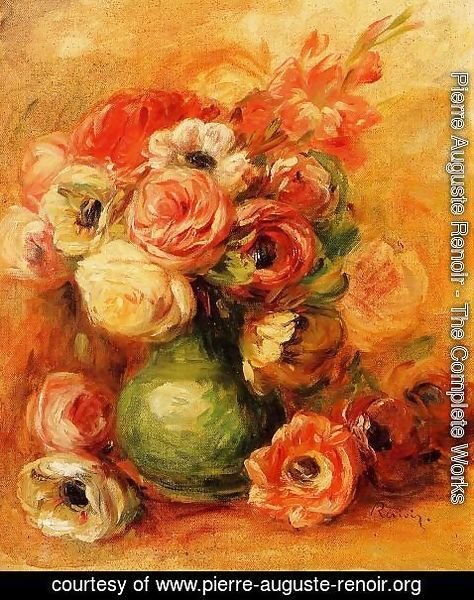 Pierre Auguste Renoir - Still Life With Roses