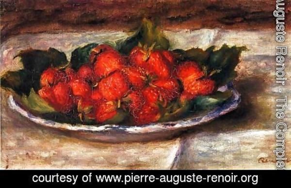 Pierre Auguste Renoir - Still Life With Strawberries2