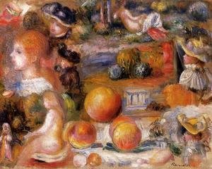 Pierre Auguste Renoir - Studies Womans Heads  Nudes  Landscapes And Peaches
